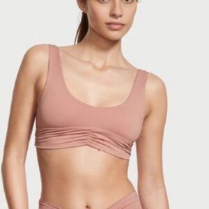 New! Beach Riot Pico Bikini top pink 10668